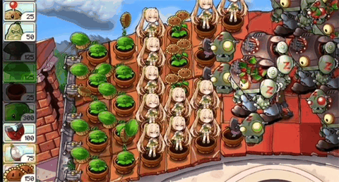 植物娘大战僵尸庄不纯官方正版