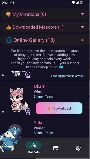 手机版shimeji桌宠官方正版安装包下载